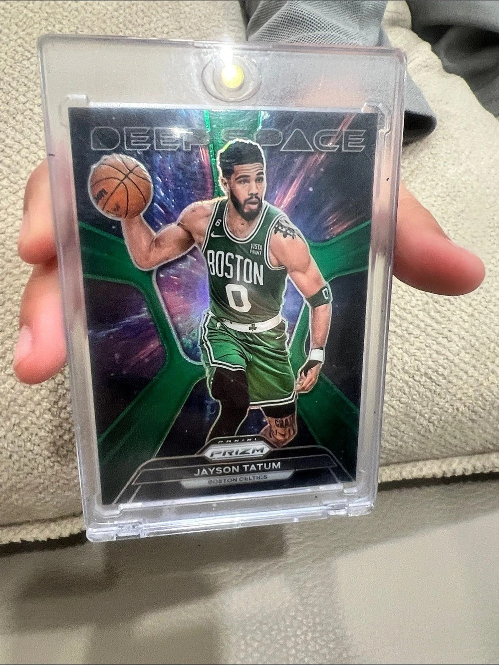 Panini 2023-24 Panini Prizm Deep Space Jayson Tatum #10 Prizm Deep Space Jayson